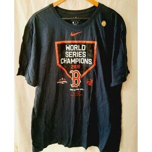 Nike Boston Red Sox 2018 World Series Champs Mens XXL Blue NWOT